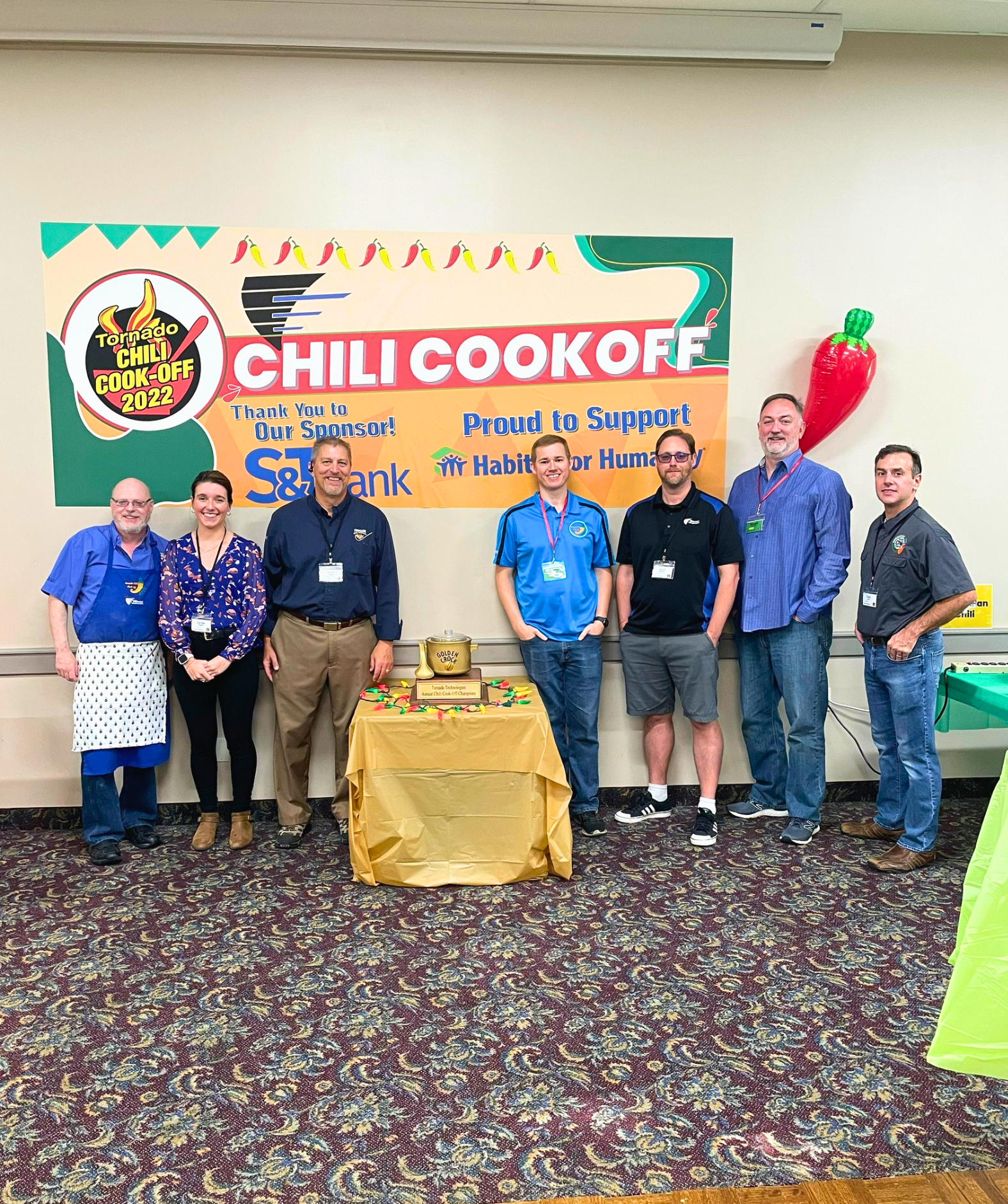 Tornado Technologies team at the 2022 Tornado Chili Cook-Off